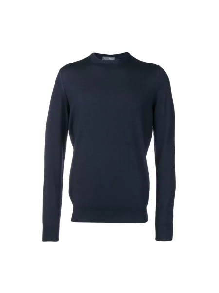 Sweter Drumohr niebieski