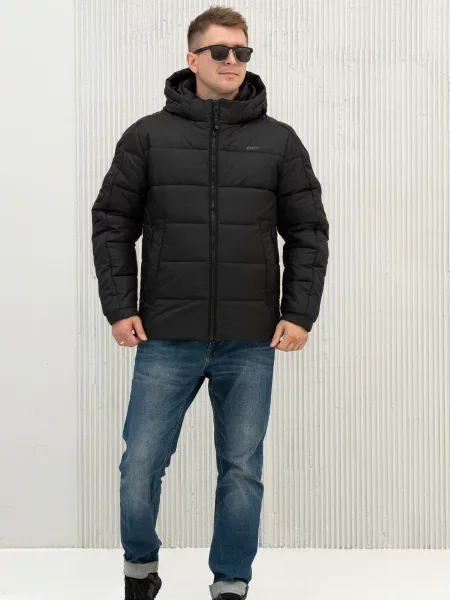 Классический пуховик City Fashion Classic черный