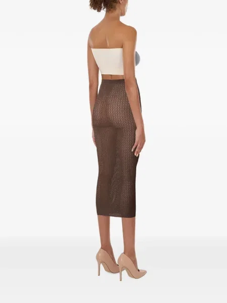 Fustă midi Wolford maro