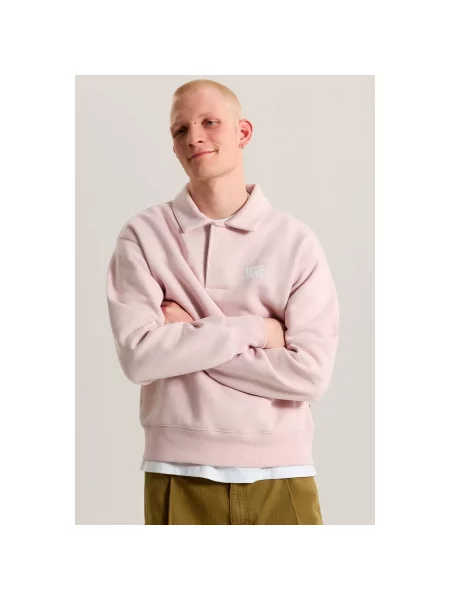 Fleece pólóing Vans rózsaszín