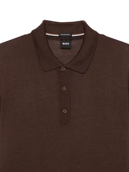 Tricou polo Boss maro