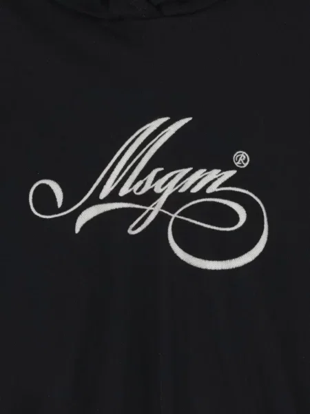 Bluza z kapturem dziecięca Msgm czarna