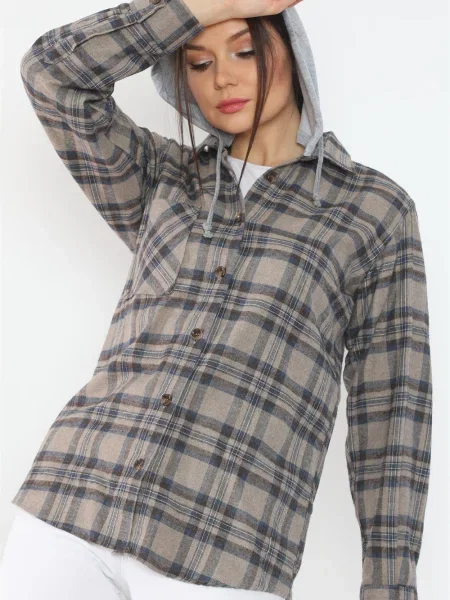 Koszula Dewberry szara