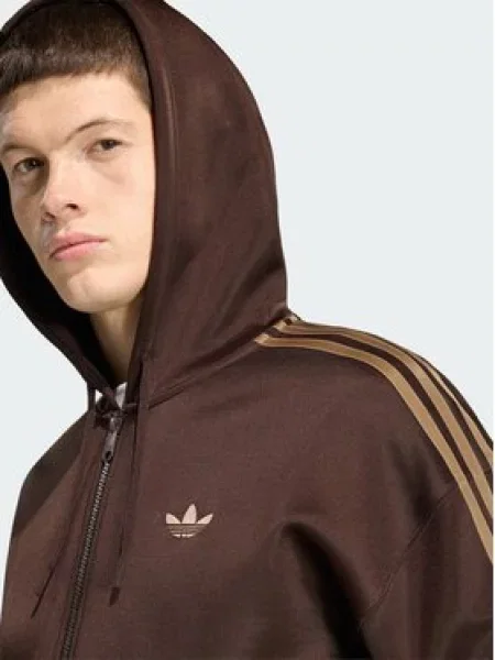 Mikina Adidas Originals hnedá