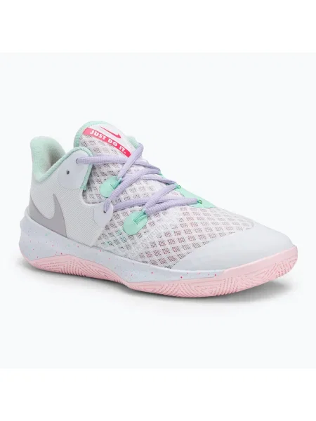 Olcsóbban. Röplabda cipő Nike Zoom Hyperspeed Court SE white/mint foam/grey/violet mist/pink foam. Méret: 41 EU fehér