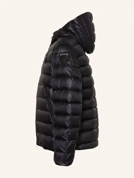 Blauer Kurtka Puchowa schwarz czarna