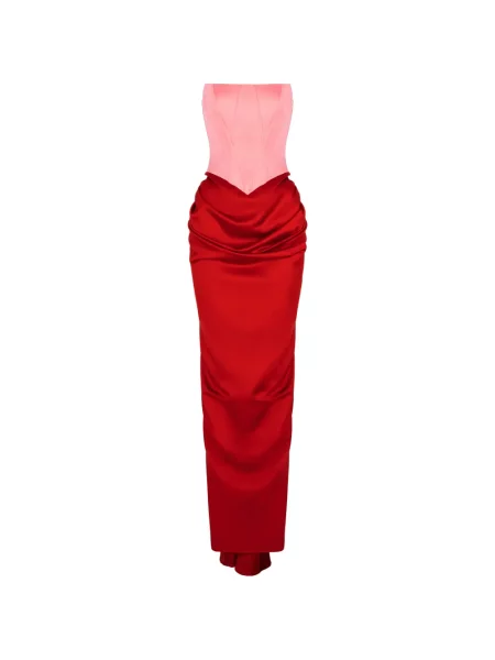 Rochie maxi V:pm Atelier drapată roșu