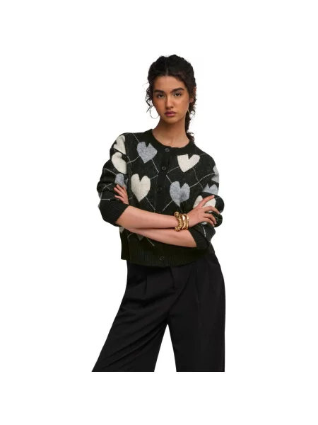 Cardigan Only negru