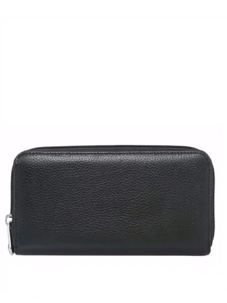 Кожаный кошелек Royalbag черный