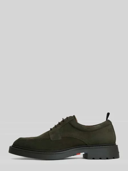 Tommy Hilfiger Półbuty Corporate Casual Sde Deck Shoe zielony