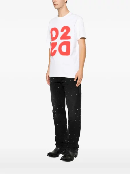 Μπλούζα Dsquared2 με σχέδιο λευκό