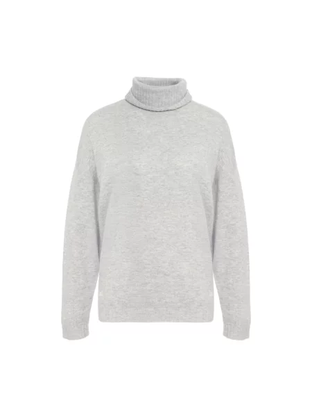Sweter z golfem Liu Jo szary