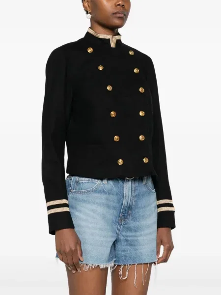 Fleecové zúžené polotričko Polo Ralph Lauren s výšivkou černé