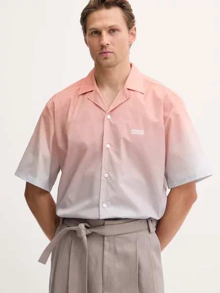 HUGO Blue cămașă pentru bărbați din Eligino albastru