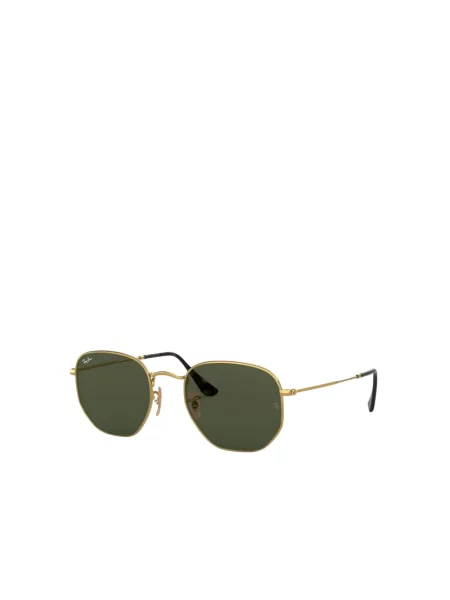 Lniane okulary przeciwsłoneczne Ray-ban żółte