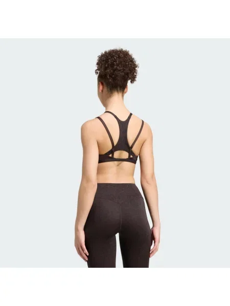 Podprsenka Optime Workout Snake Strappy s lehkou oporou černá
