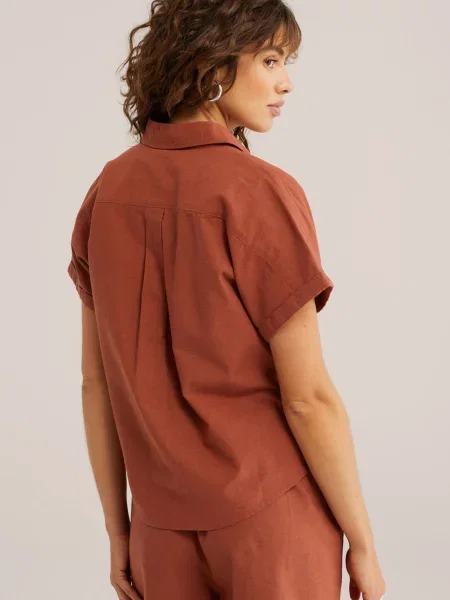 WE Fashion Bluza rjasto rjava