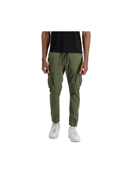 ALPHA INDUSTRIES Cargo nadrágok olíva zöld