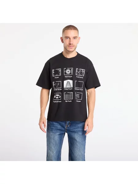 Tricou PLEASURES House Blend T-Shirt Black XL negru
