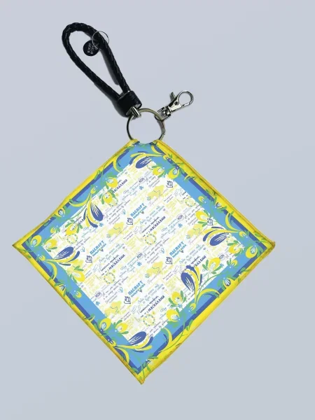 Кожаный чемодан Myscarf желтый