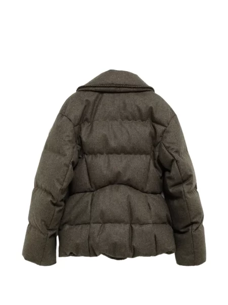 Matlasat geacă de schi Moncler Grenoble verde
