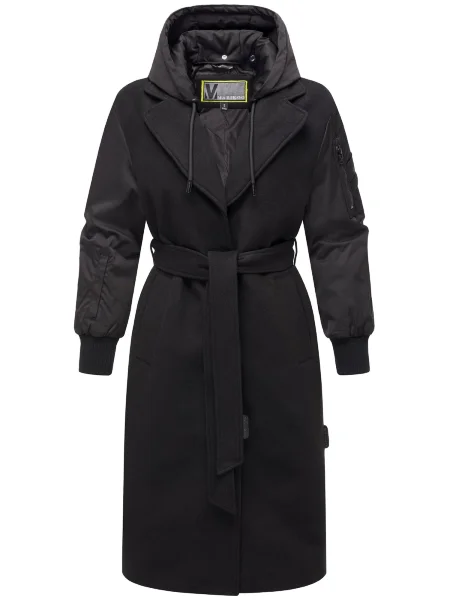 MARIKOO Palton de iarnă Tjadee negru