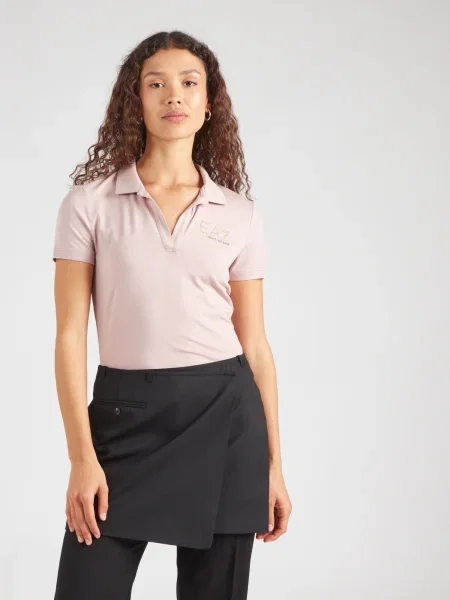 Emporio Armani Tricou polo roz