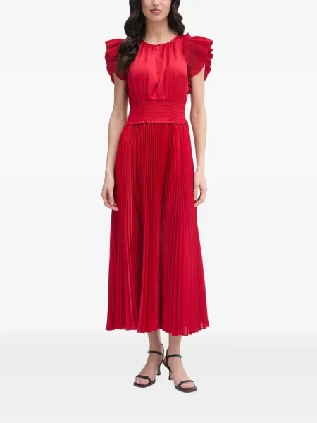 Rochie midi Joop! cu volane roșu