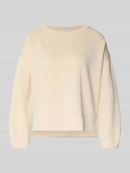 Bluza o kroju relaxed fit z dodatkiem Comma beżowa