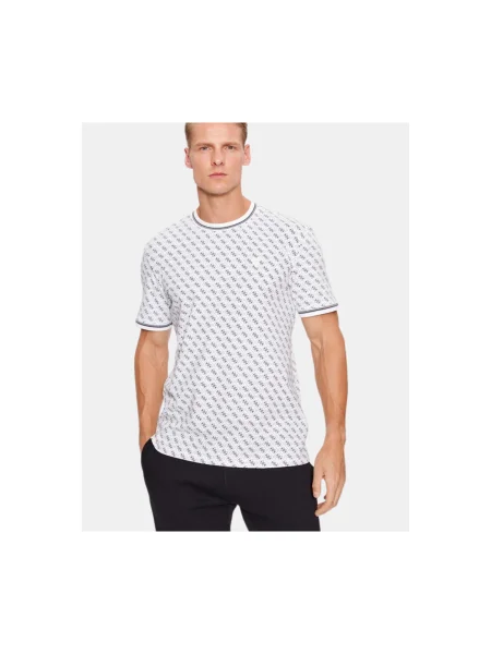 Guess Tricou Marshall alb