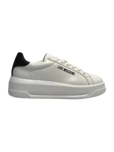Sneakersy Love Moschino skórzane białe