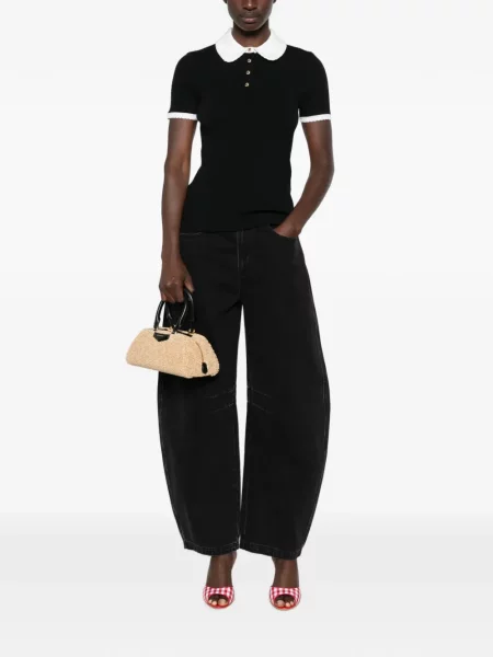 Gulerat top Maje negru