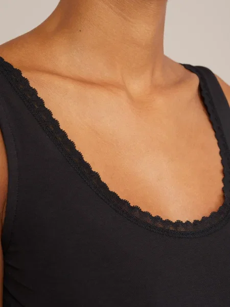 Top We Fashion negru