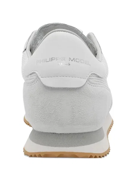 Sneakerși Philippe Model Paris din piele de căprioară alb