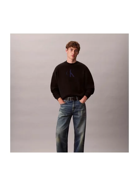 Calvin Klein Jeans Pulover negru