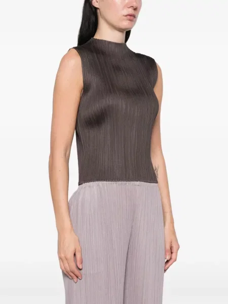 Top Pleats Please Issey Miyake sivá