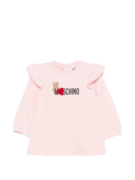 Sukienka dziecięca Moschino różowa