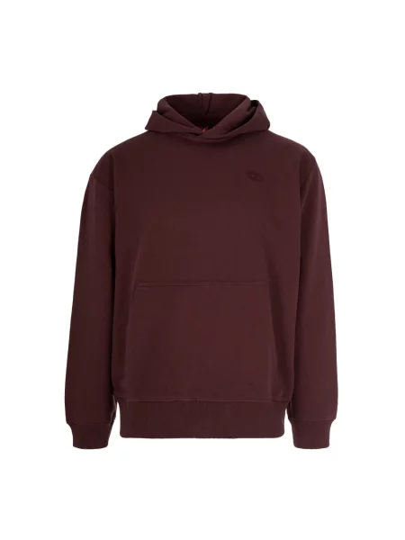Bluza z kapturem Diesel z kapturem brązowa