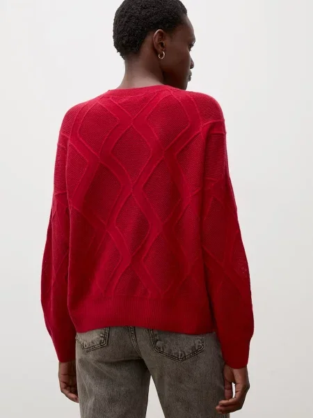 Answear.LAB sweter wełniany czerwony