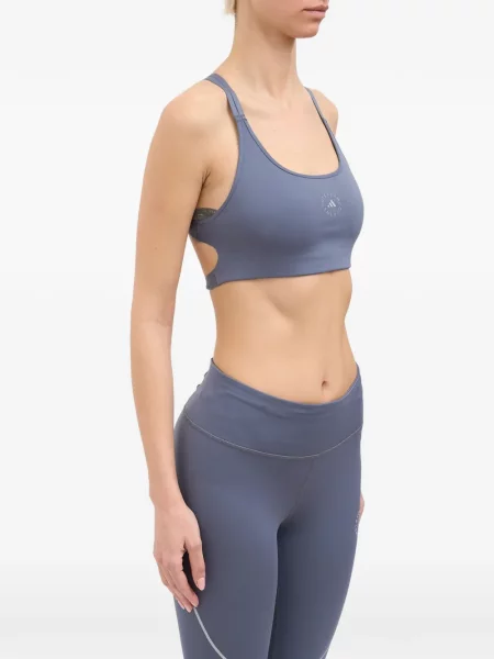 Top Adidas By Stella Mccartney cu imagine albastru