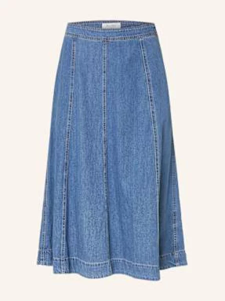Part Two Spódnica Jeansowa Petrinapw blau niebieska