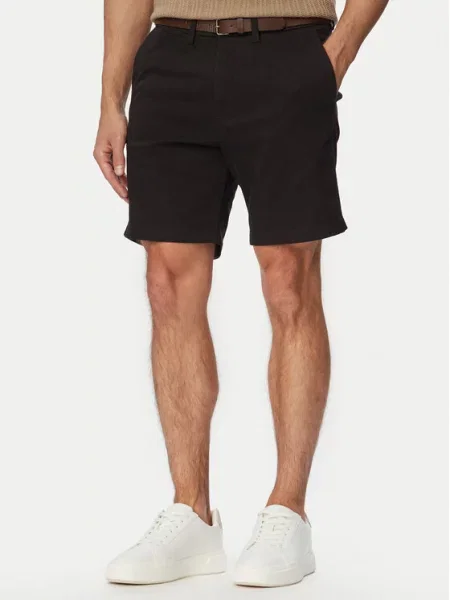 JACK & JONES Chino hlače JPSTADAM tamno smeđa crna