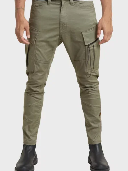 Штани карго G-star Raw скінні зелені