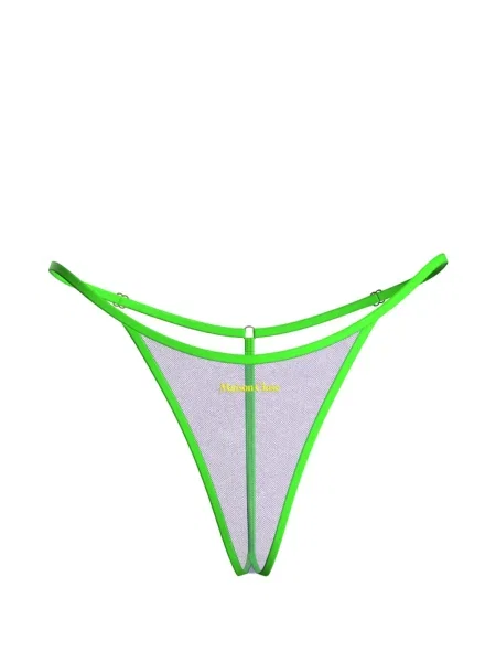Chiloți tanga Maison Close violet