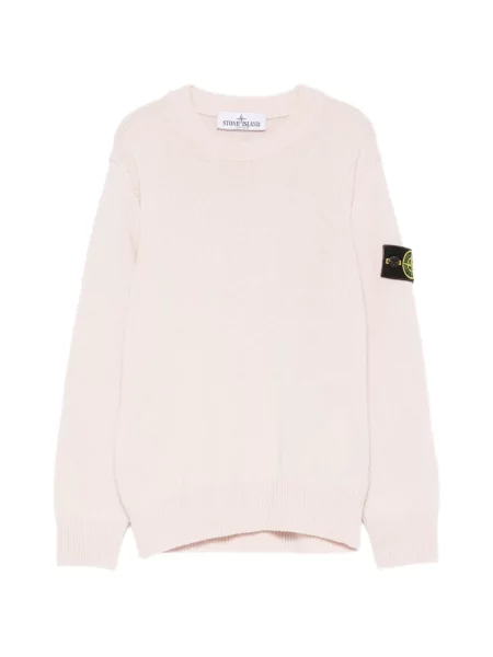 Sweter dziecięcy Stone Island różowy