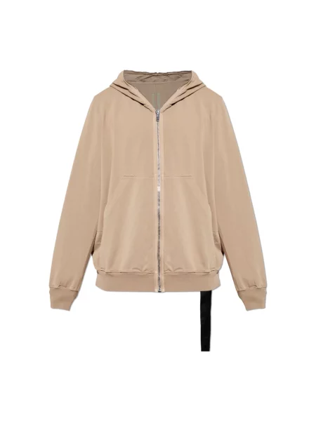 Bluza z kapturem Rick Owens beżowa