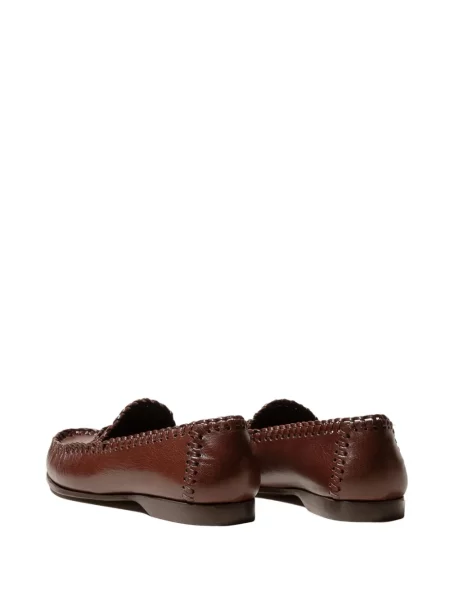 Pantofi loafer Hereu din piele maro