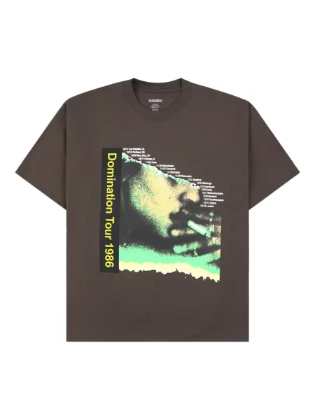 Tricou Pleasures maro