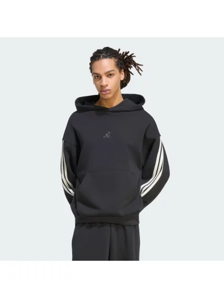 MIKINA S KAPUCÍ ADIDAS KIT bílá