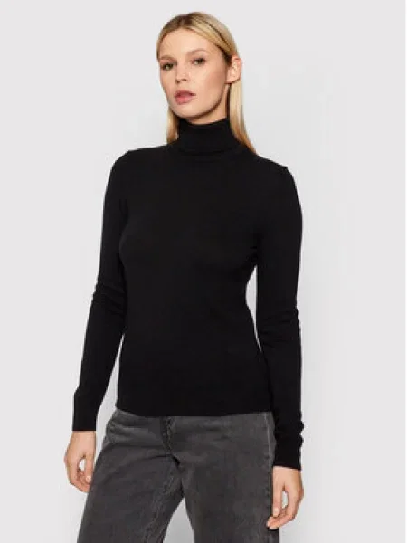 United Colors Of Benetton Bluză cu gât negru